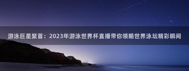 世界杯欧洲区赛程:游泳巨星聚首:2023年游泳世界杯直播带你领略世界泳坛精彩瞬间